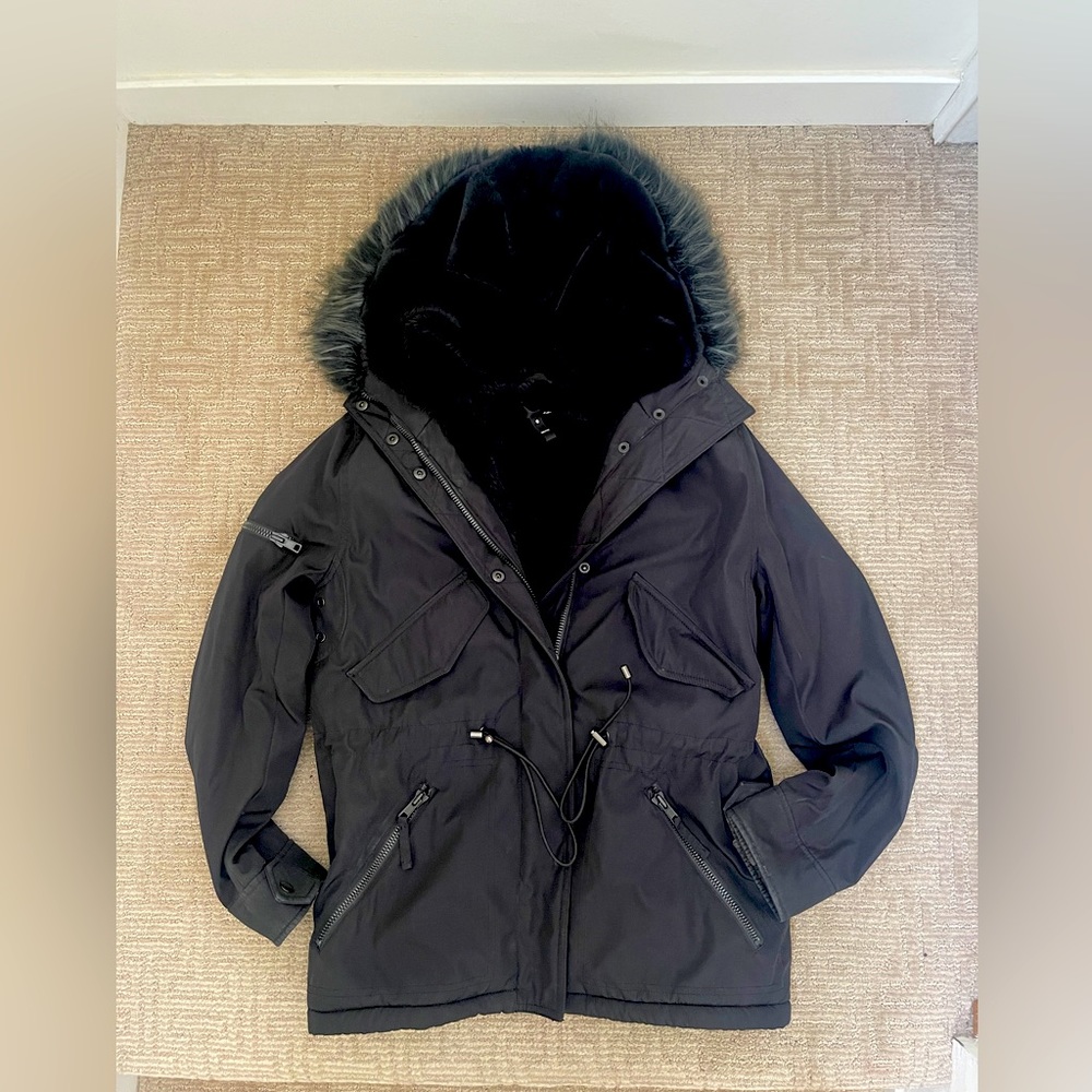 Aqua Women’s Hooded Parka